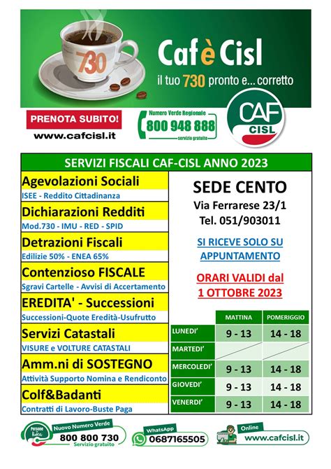 cisl tempio pausania|ᐅ Orari di apertura „Caf Cisl“ 